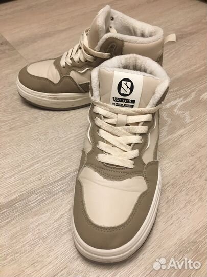 Кеды для девочки утепленные