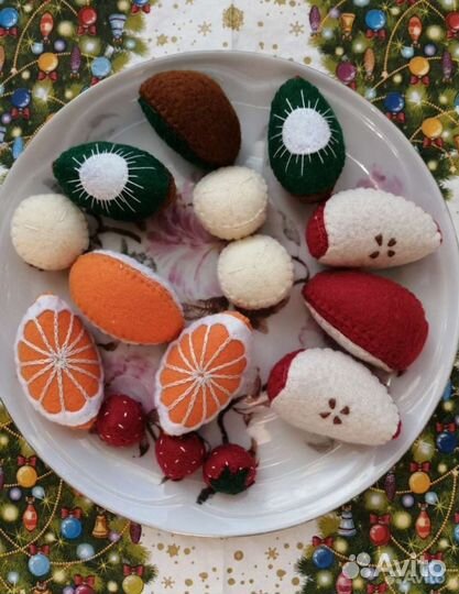 Фетр. Для игры на детской кухне