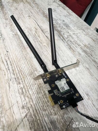 Wifi 6 адаптер + Bluetooth для пк Asus PCE-AX3000