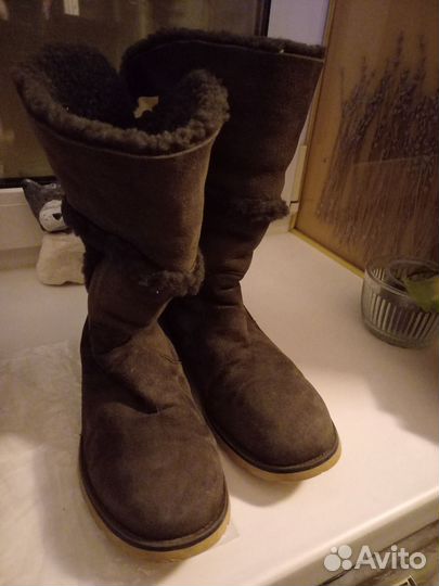 Сапоги женские зимние 40 размер бу нат мех