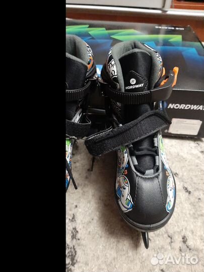 Коньки детские раздвижные nordway 31 36