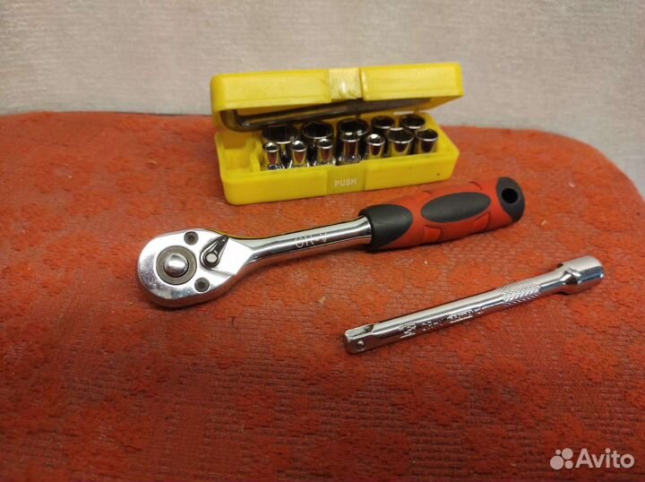 Набор торцевых головок 1/4