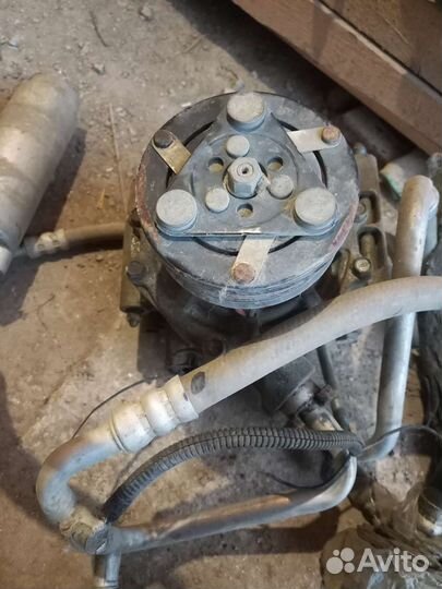 Компрессор и радиатор нива