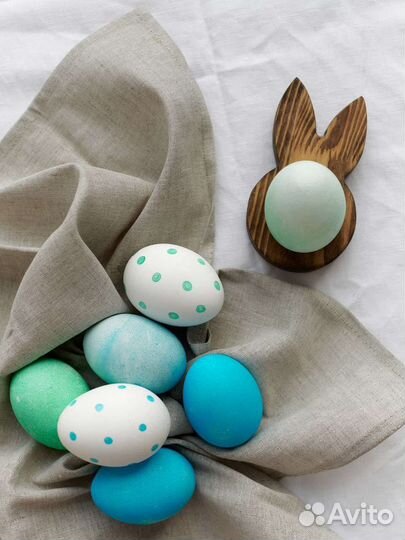 Подставка под яйцо, пасхальный кролик