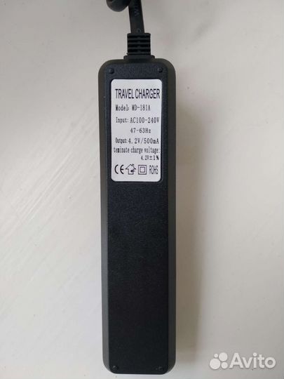 Зарядное устройство на 1 аккумулятор 18650 MD-181A