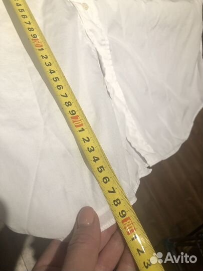 Рубашка мужская paul shark 40 белая