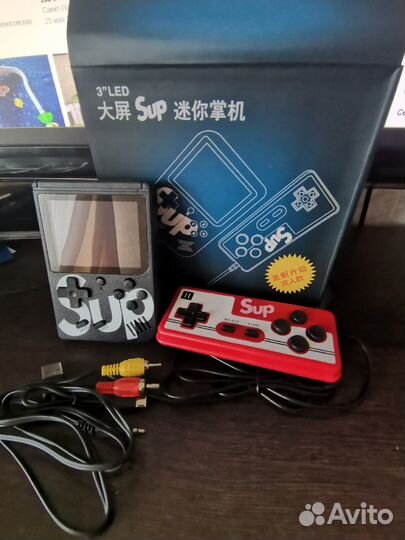 Приставка игровая карманная +джойстик