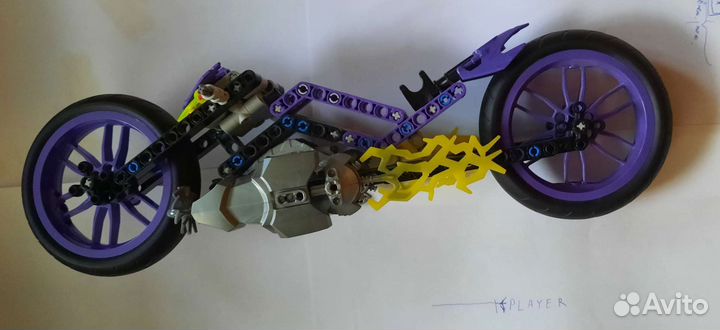 Лего мотоцокл hero factory из набора 6231