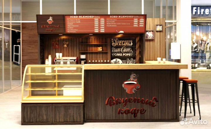 Торговый остров для точки подаж