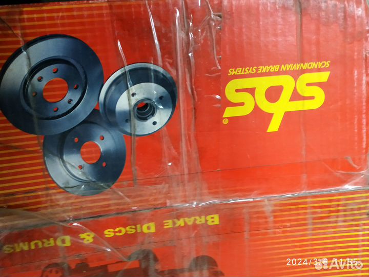 Тормозные диски sbs задние. Производство Дания
