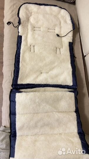 Конверт детский из овчины зимний новый