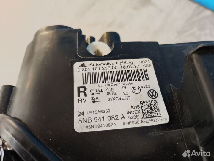 Фара правая Volkswagen Tiguan 2 2016