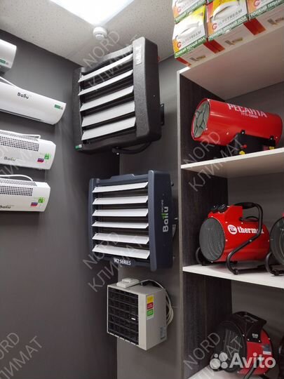 Тепловентилятор водяной ballu 10-100квт