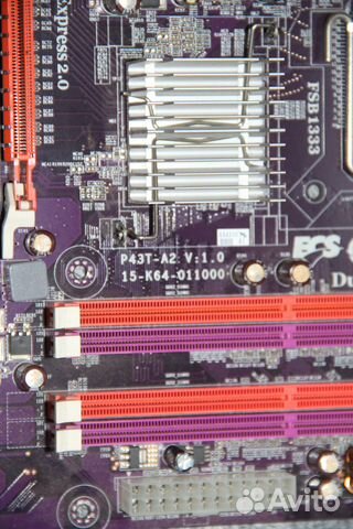 Материнская плата ECS P43T-A2 LGA775