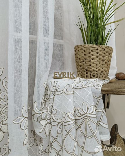 Тюль Флоренция Бронза