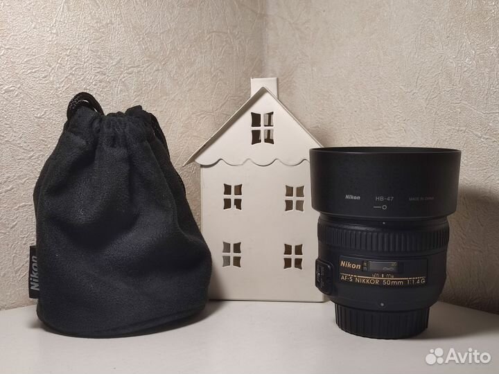 Объектив Nikon AF-S 50mm 1.4 G