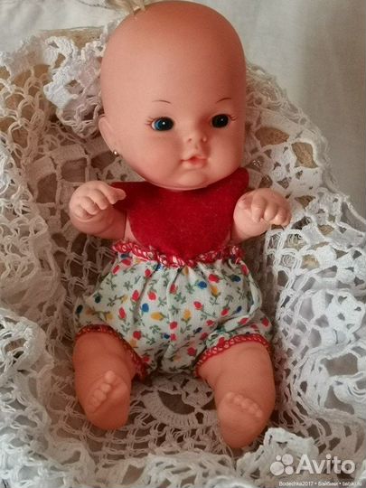 Пупс винтажный Estrela s.a. Бразилия 15,5 см