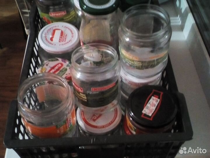 Банки стеклянные разные