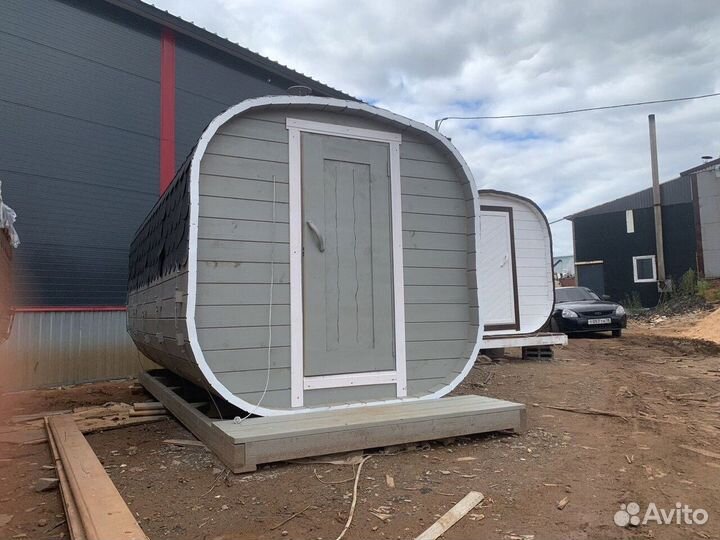 Баня бочка квадро в наличии