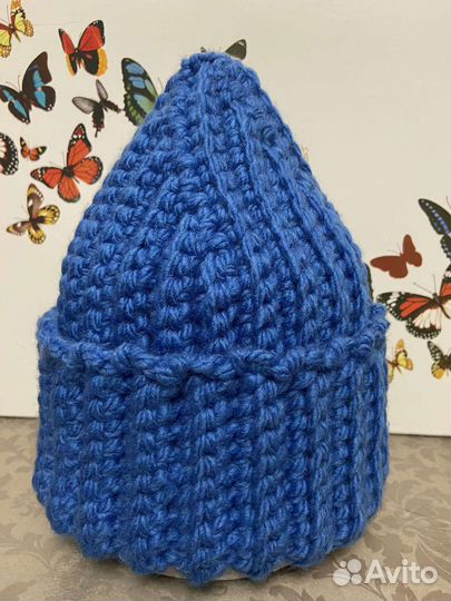 Шапка женская вязаная ручная работа