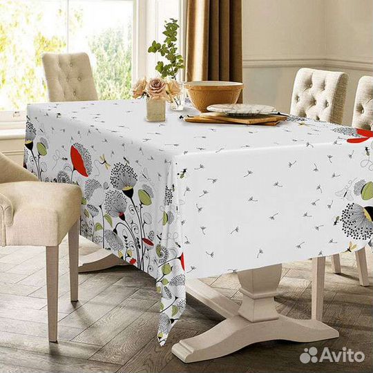 Скатерть хлопок лен рогожка по вашим размерам