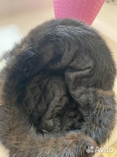 Женский норковый берет