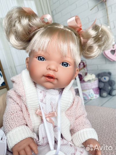 Кукла Llorens мягконабивная Роберта