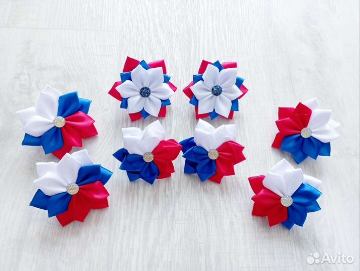 Бантики триколор