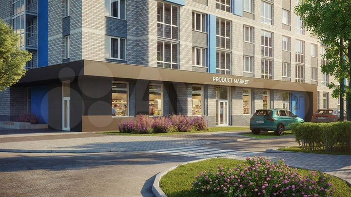 2-к. квартира, 60,9 м², 6/25 эт.