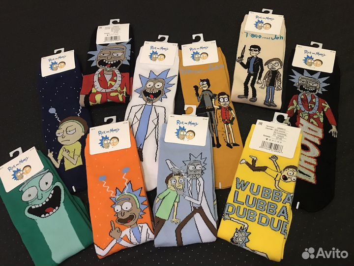 Носки Rick and Morty. Доставка