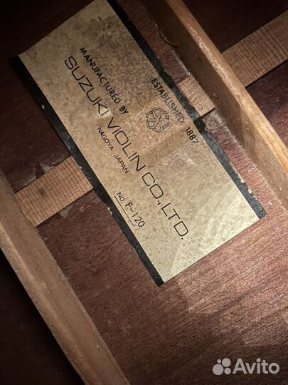 Винтажная гитара Suzuki F-120