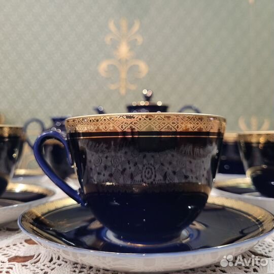 Сервиз чайный лфз кобальт