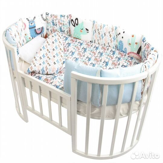 Комплект в кроватку Золотой Гусь «ламамама» 7 пред