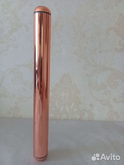 Каталка для теста золотая