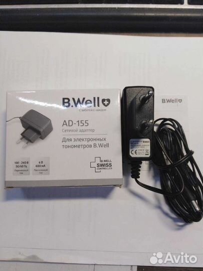 Блок питания для медицинского тонометра 6в 600мА