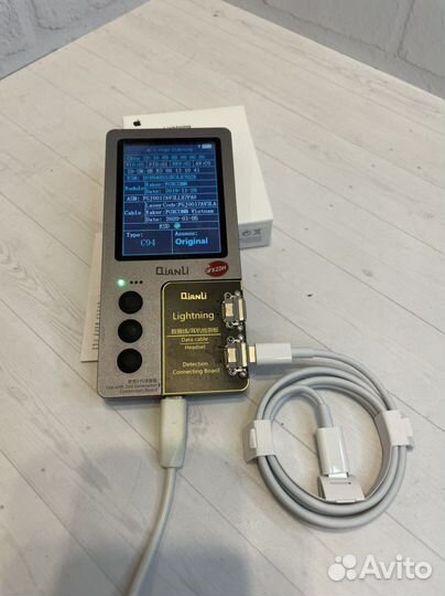 Кабель type c - lightning оригинальный чип