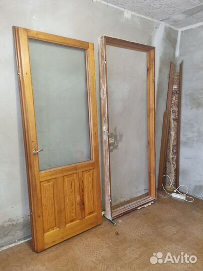 Балконный блок с дверью бу