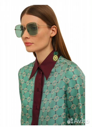 Солнцезащитные очки Gucci с подвесками
