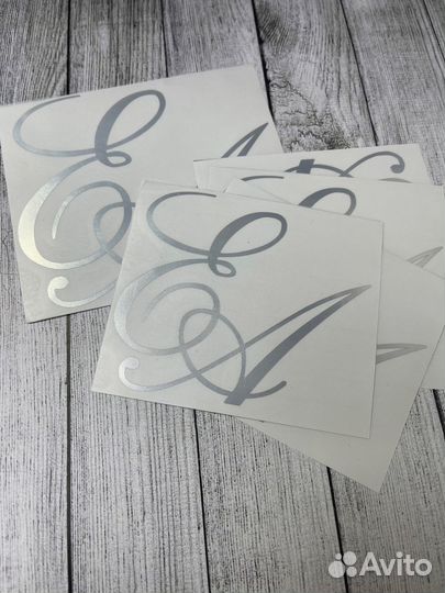 Наклейки на свадебные аксессуары бутылки бокалы