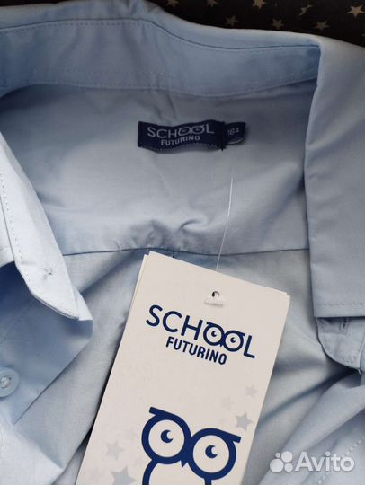 Рубашка для мальчика с длинным рукавом новая