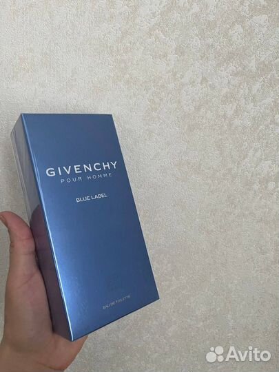 Туалетная вода, givenchy, блю лейбл, мужская