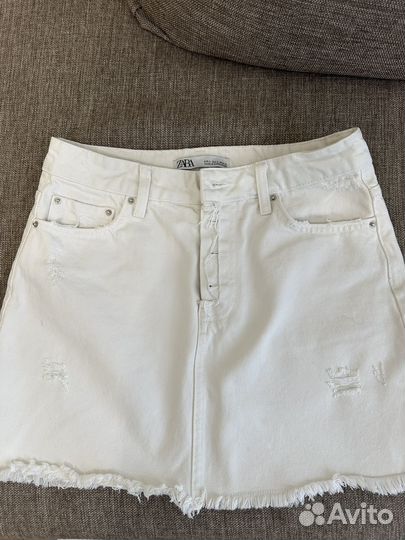 Юбка джинсовая zara s
