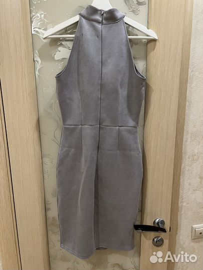 Замшевое платье