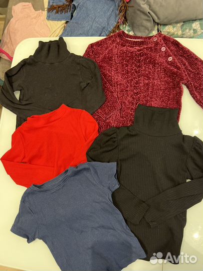 Вещи пакетом на девочку 80-86-92-98