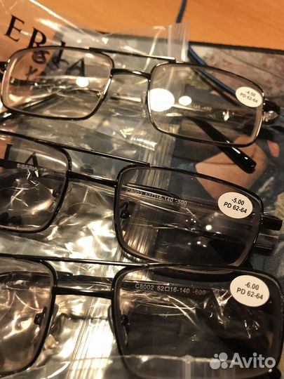 Очки (+ и ) хамелеон фотохром