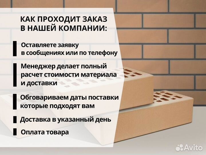 Кирпич облицовочный Терекс