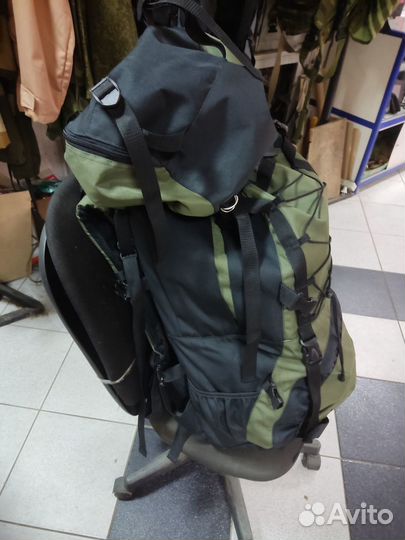 Рюкзак на 100 литров (хаки-серый)