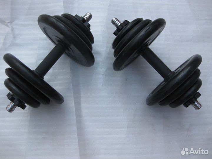 Продам гантели 2х19;17,3;27,2;16;17 обрезиненные