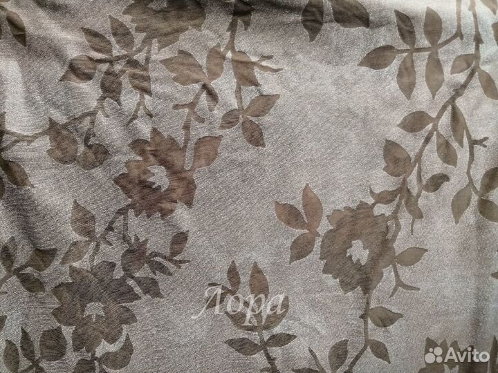 Отрез ткани трикотаж Цветочный рисунок