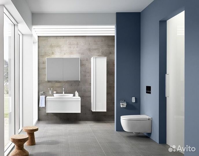 Унитаз биде Vitra Metropole 7672B003-1684 подвесно